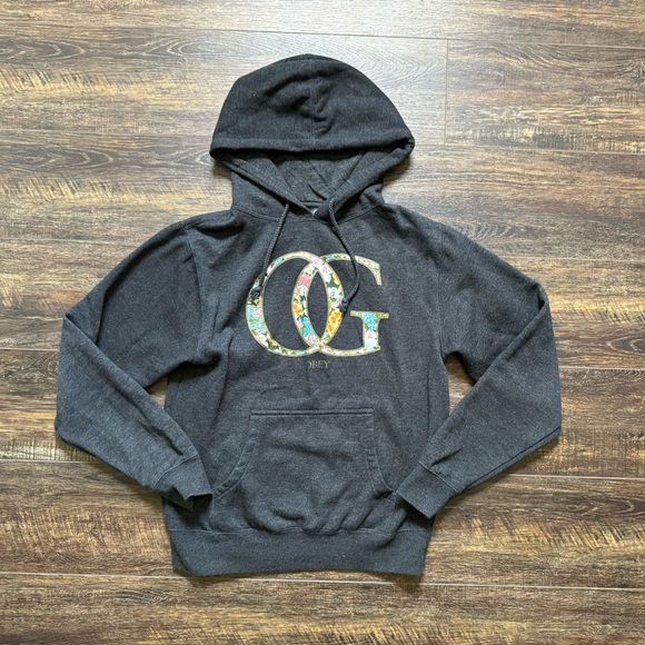 Obey Worldwide OG in Flowers Hoodie M - Picture 3 of 4
